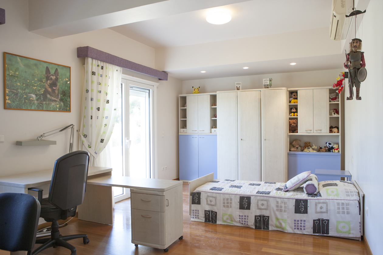 Ideal teenagers bedroom with study area property for sale in Rhodes Greece