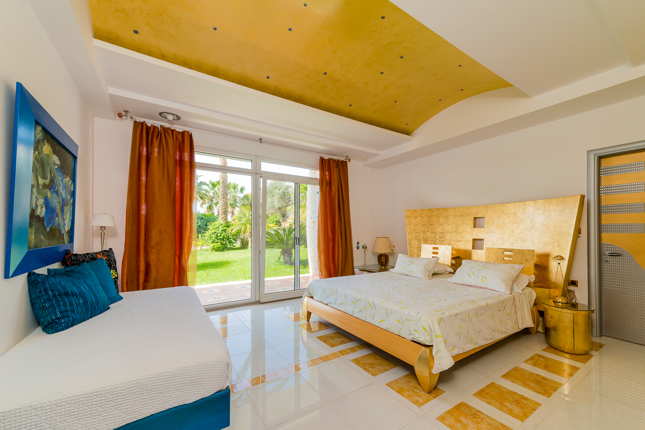 Luminous modern style bedroom, property for sale in Rhodes, Greece