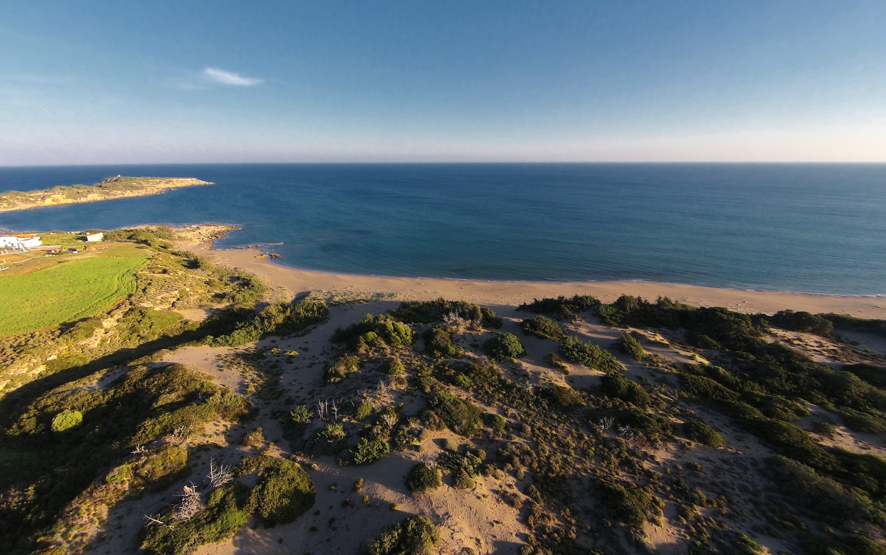 Sand -dunes and sea,land for sale in Rhodes, Greece