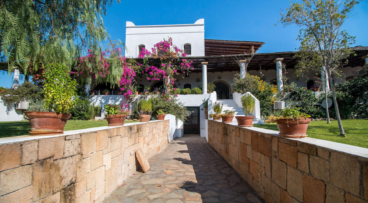 Pathway to separate studio property for sale in Rhodes, Greece