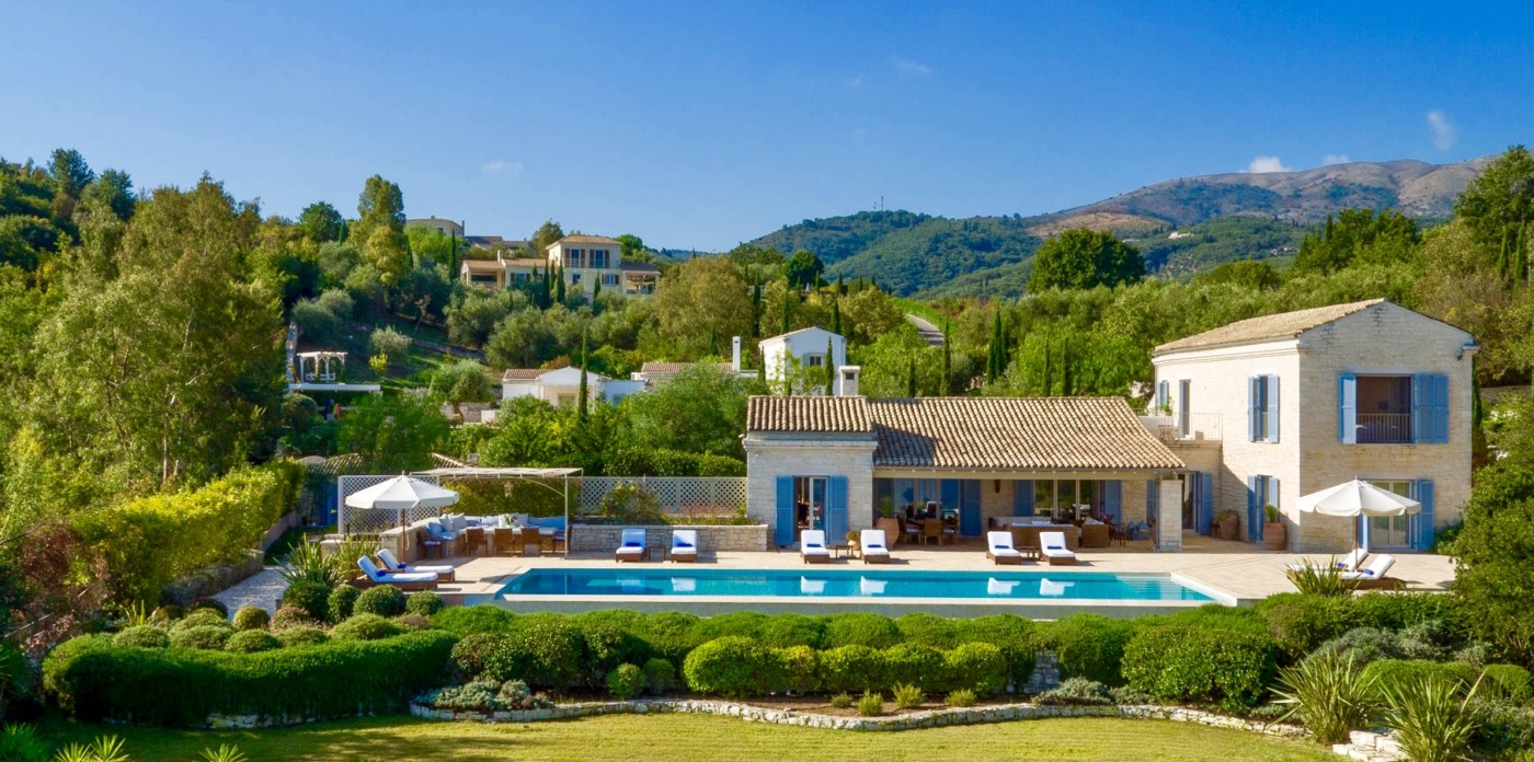 Typical Corfiot architecture, property for sale in Corfu, Greece