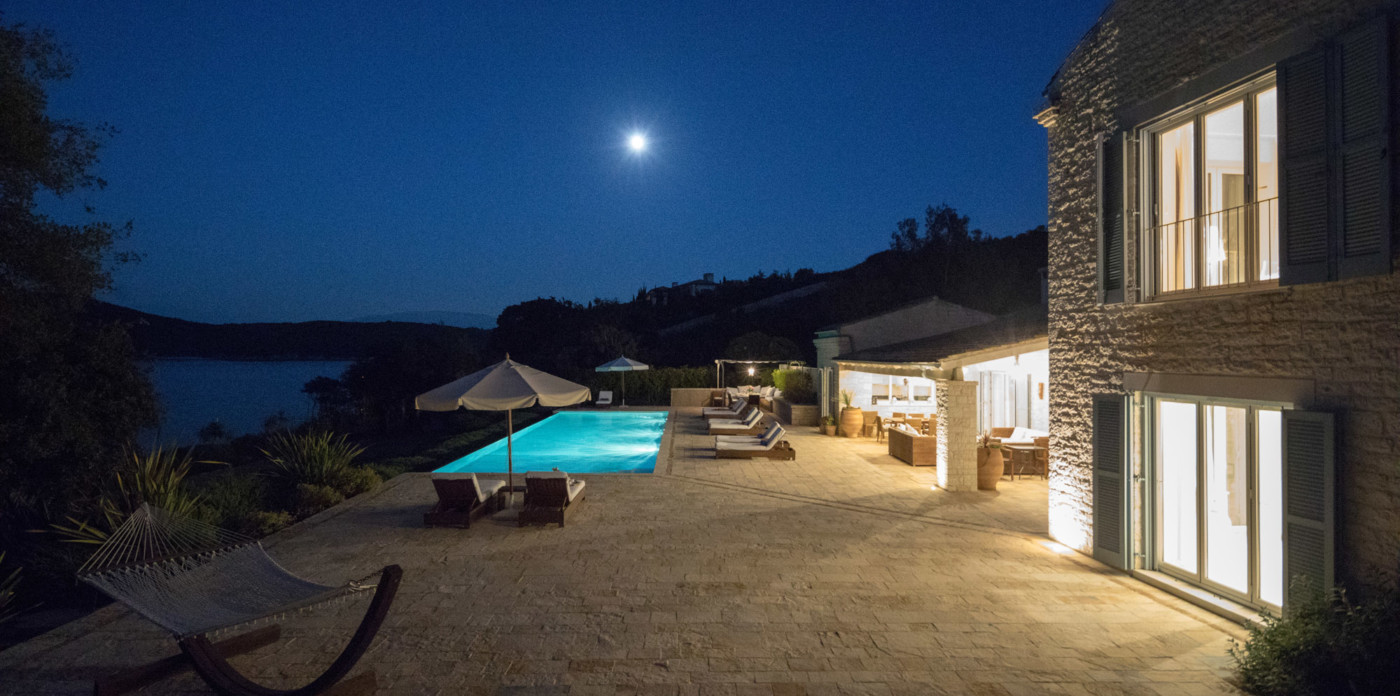 Moonlit bay, property for sale in Corfu, Greece