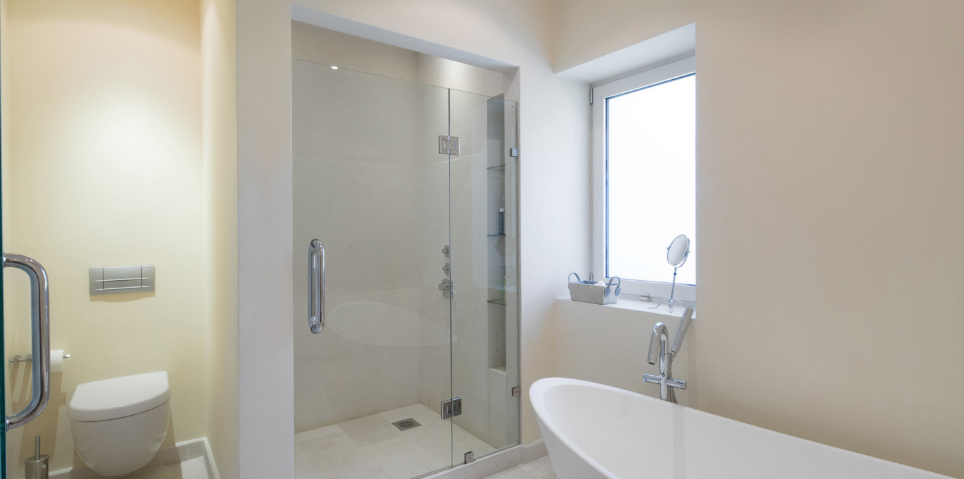 Modern bathroom, property for sale in Corfu, Greece