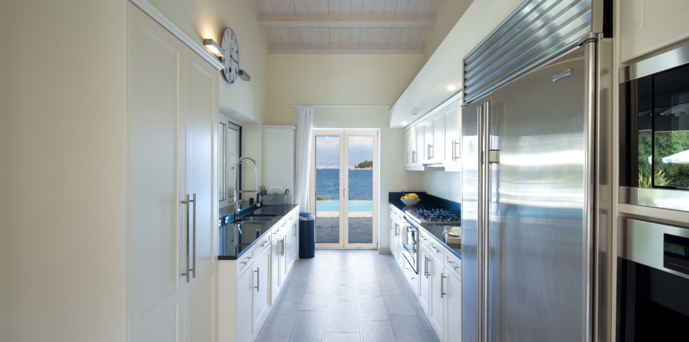 Modern fully equipped kitchen, property for sale in Corfu, Greece