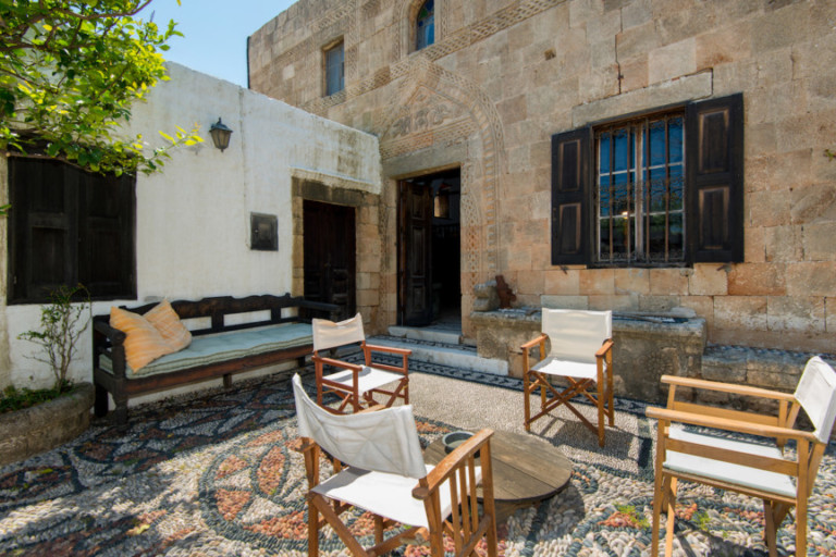 Outdoor sitting, property for sale in Rhodes, Greece