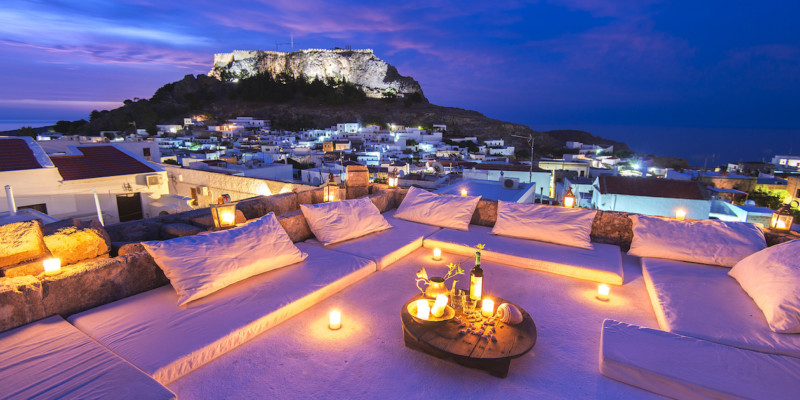 Stunning rooftop views, medieval property for sale in Rhodes, Greece