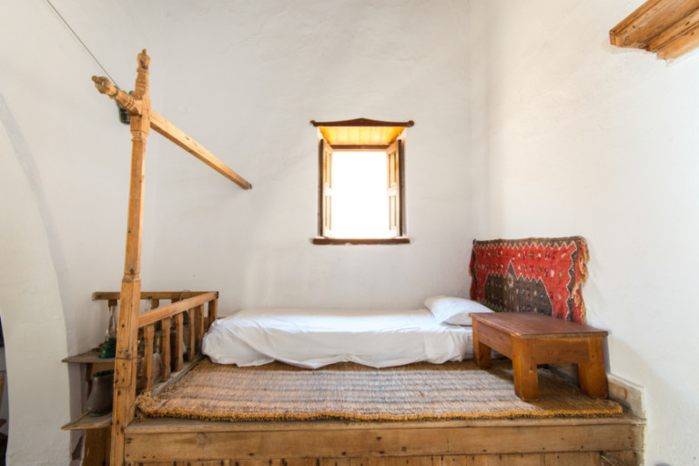 Traditional wooden bed, property for sale in Rhodes,