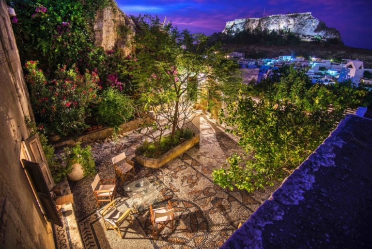 Courtyard, property for sale in Rhodes, Greece