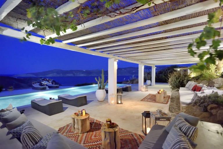authentic modern / mediterranean villa : Meravigliosa Mykonos, Cyclades, Southern Aegean