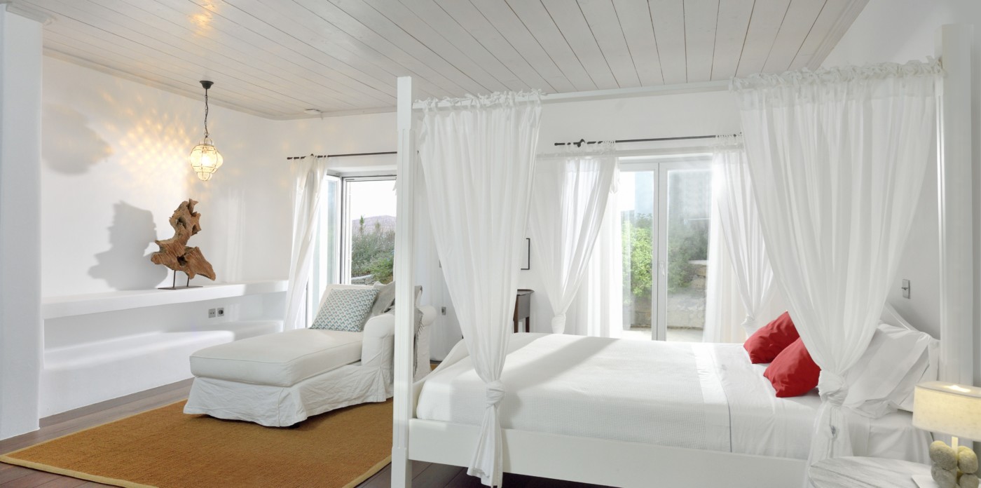 κύρια κρεβατοκάμαρα στο Meravigliosa, Μύκονος