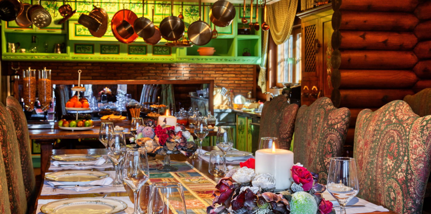 Dinning area and Kitchen, Estate for sale in Peloponnese Greece