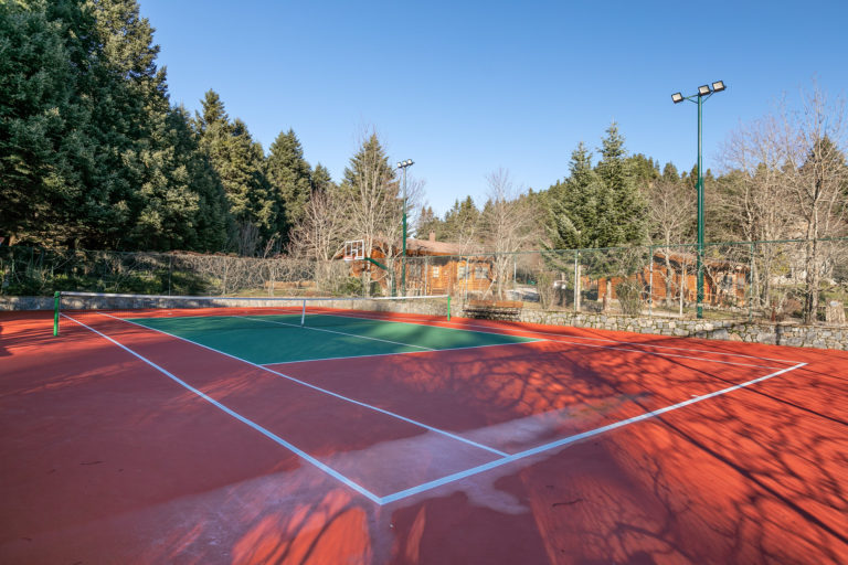 Tennis and basketball court, Estate for sale in Peloponnese Greece,
