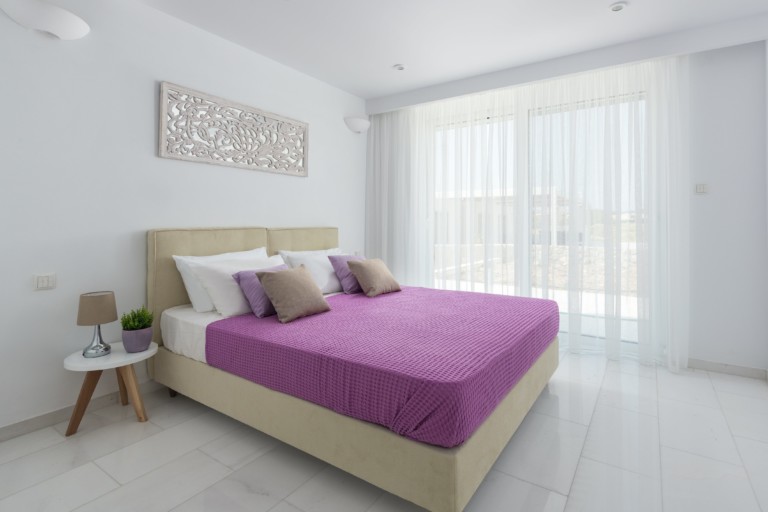 Minimal design in the bedrooms, property for sale in Rhodes, Greece