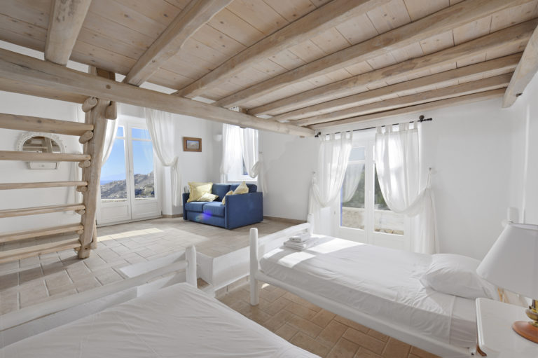 Plenty of sleeping areas villa for sale in Mykonos Greece