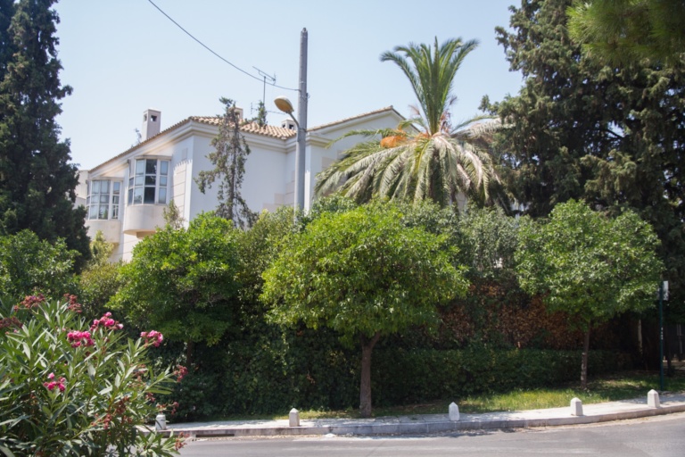 Established trees and landscaped garden property for sale in Athens Greece