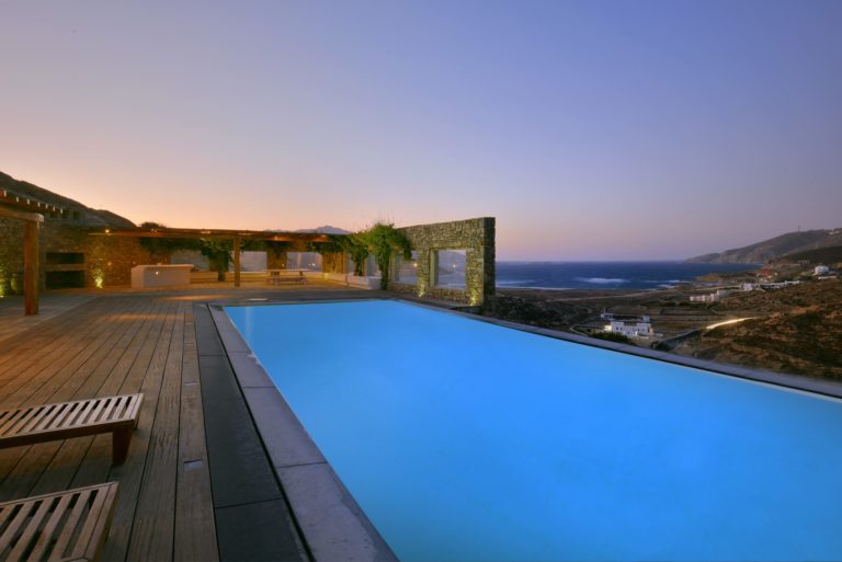 Stunning sunset views villa for sale in Mykonos Greece