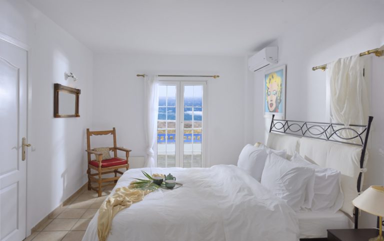 Bedroom with sea views villa for sale in Rhodes Greece