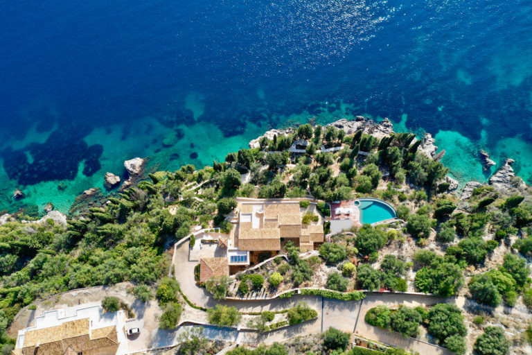 Aerial view of Anassa, Corfu, property for sale in Corfu, Greece