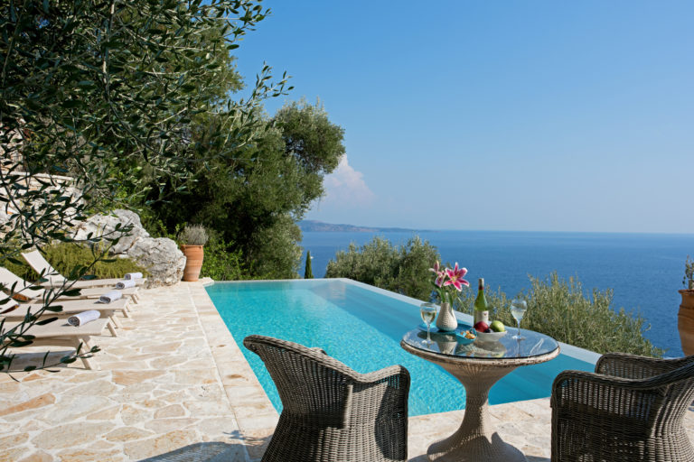 Enjoy long hot summer days by the pool, property for sale in Corfu, Greece