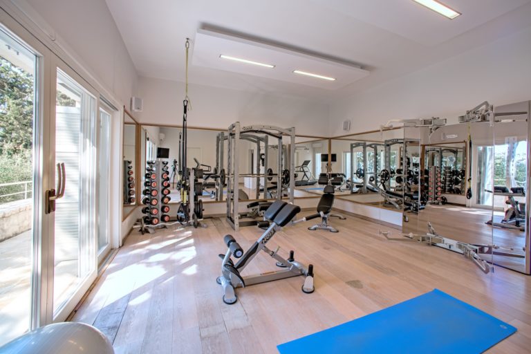 Keep fit at villa Anassa, property for sale in Corfu, Greece