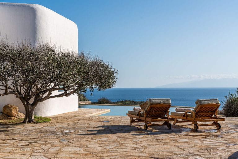 authentic modern / mediterranean villa : Herae Mykonos, Cyclades, Southern Aegean