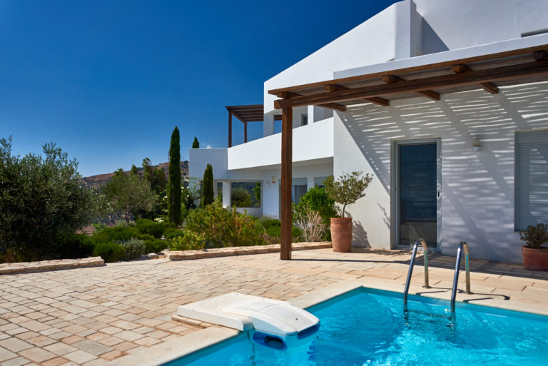 The exterior, villa for sale in Crete Greece