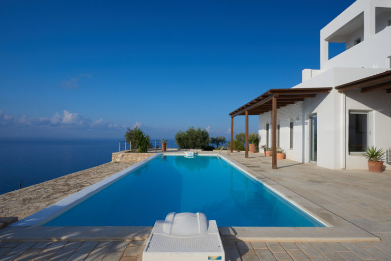 The private pool, villa for sale in Crete Greece