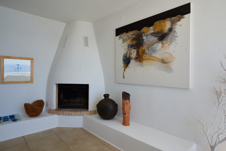 The fireplace, villa for sale in Crete Greece