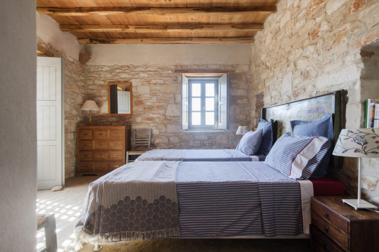 Stone interior walls property for sale in Paros Greec