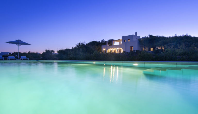 Atmospheric in the evening, property for sale in Paros, Greece