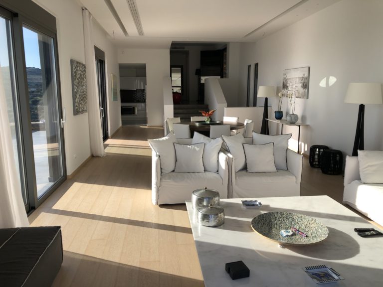 Open plan living space, property for sale in Crete Greece