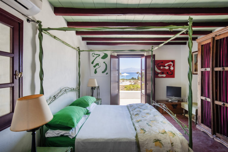 Sea view double bedroom, property for sale in Paros, Greece