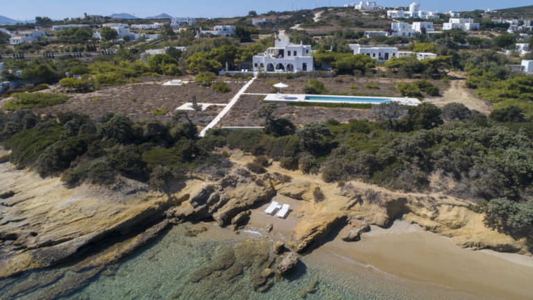 Sappho leads down on to the beach, property for sale in Paros, Greece