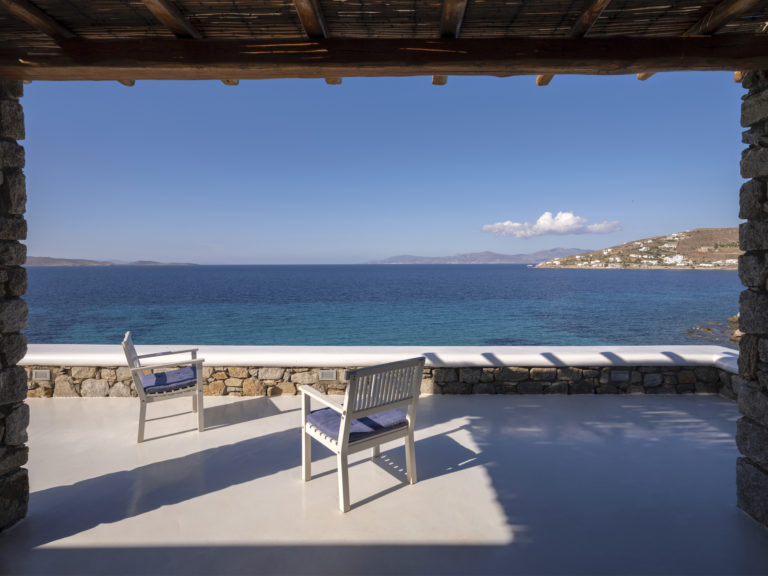 Just let the world go by enjoying the scene property for sale in Mykonos Greece
