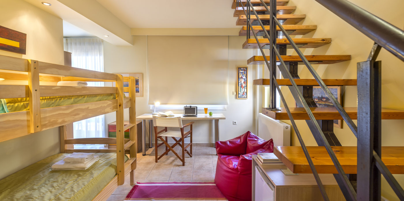 Open staircase property for sale in Crete Greece