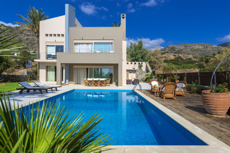 A modern villa with private access to the sea villa for sale in Crete Greece