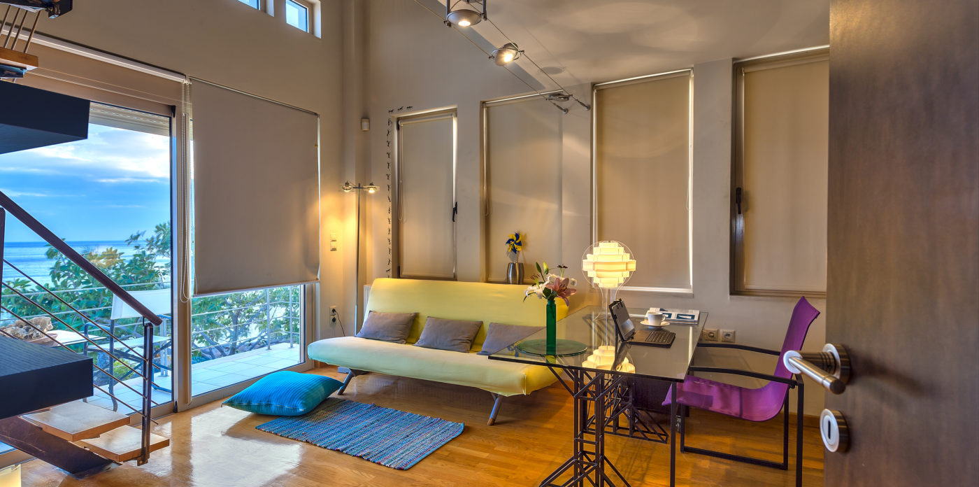 Amazing views over the landscape and sea villa for sale in Crete Greece