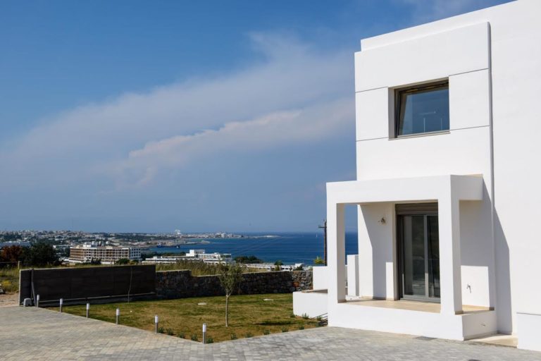 Far reaching sea and island views villa for sale on Rhodes Greece