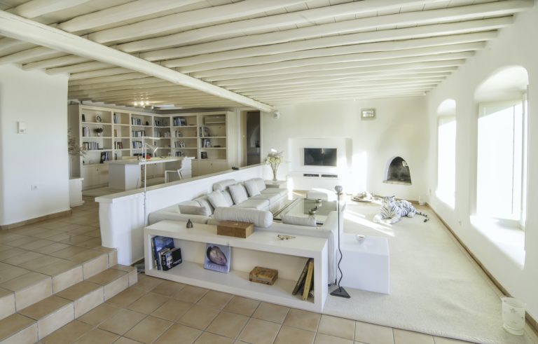 Soothing interiors, property for sale in Mykonos, Greece