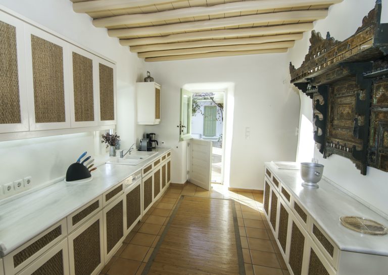 One of the kitchens, property for sale in Mykonos, Greece
