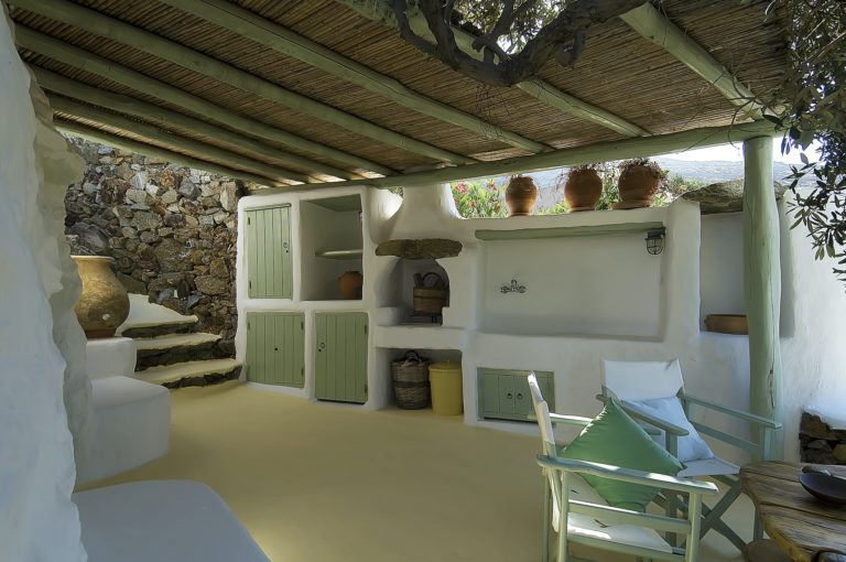 Outdoor cooking facilities, property for sale in Mykonos, Greece