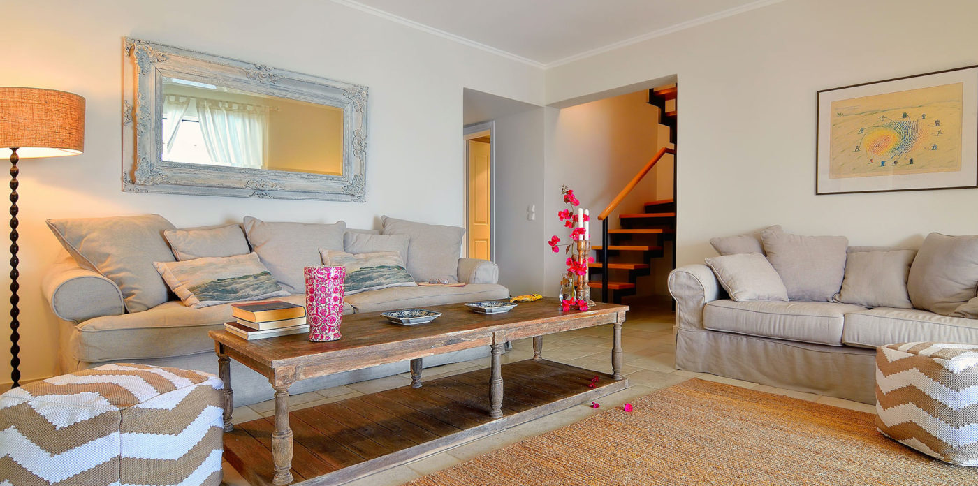 Living Room, Villa for sale in Corfu Greece