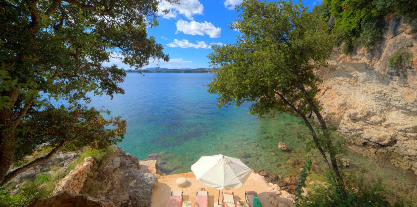 Private Beach, Villa for sale in Corfu Greece