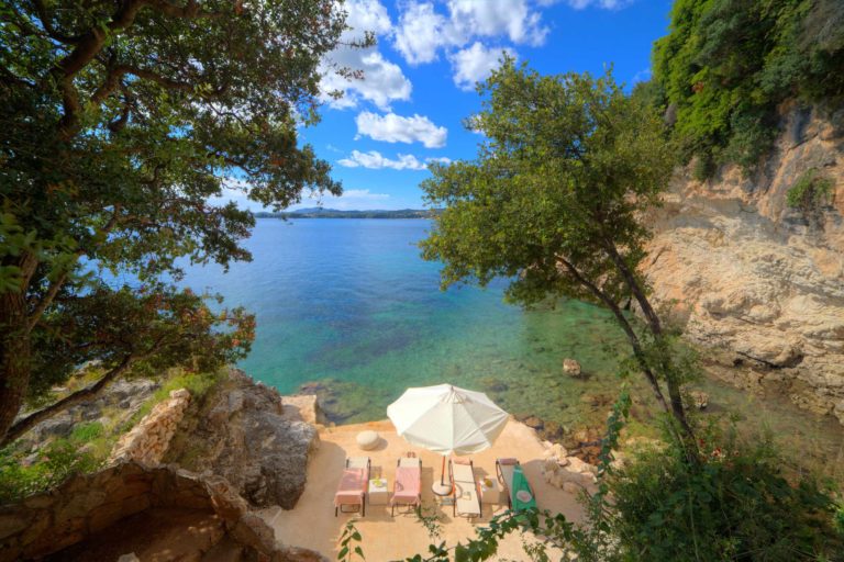 Private Beach, Villa for sale in Corfu Greece