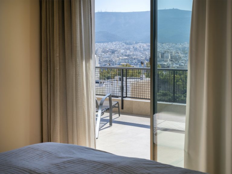 Bedroom with balcony property for sale in Athens Greece