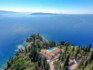 A breath-taking home for sale sitting discretely by the sea in Agni Bay, of the northeast of Corfu.