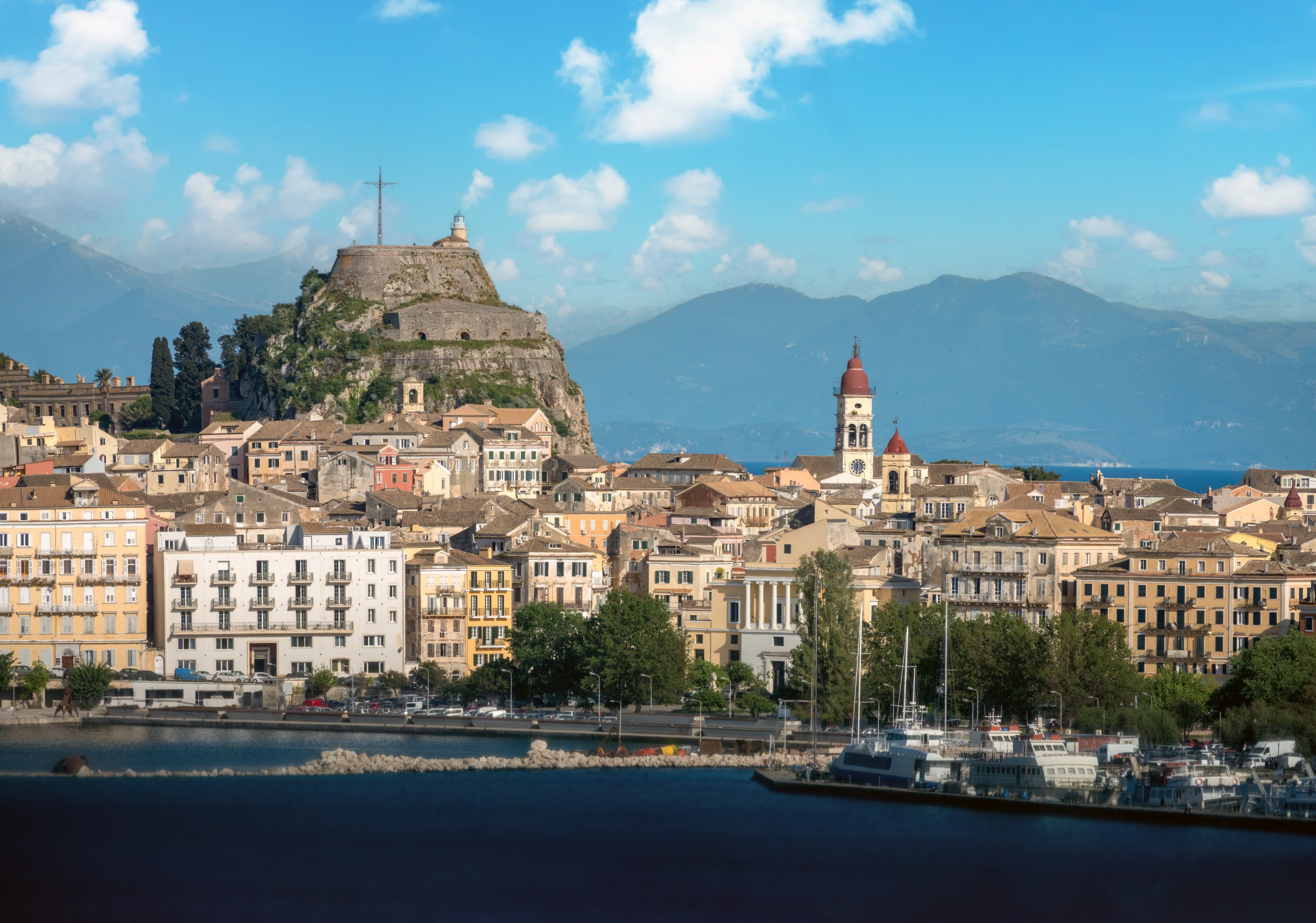 Corfu town