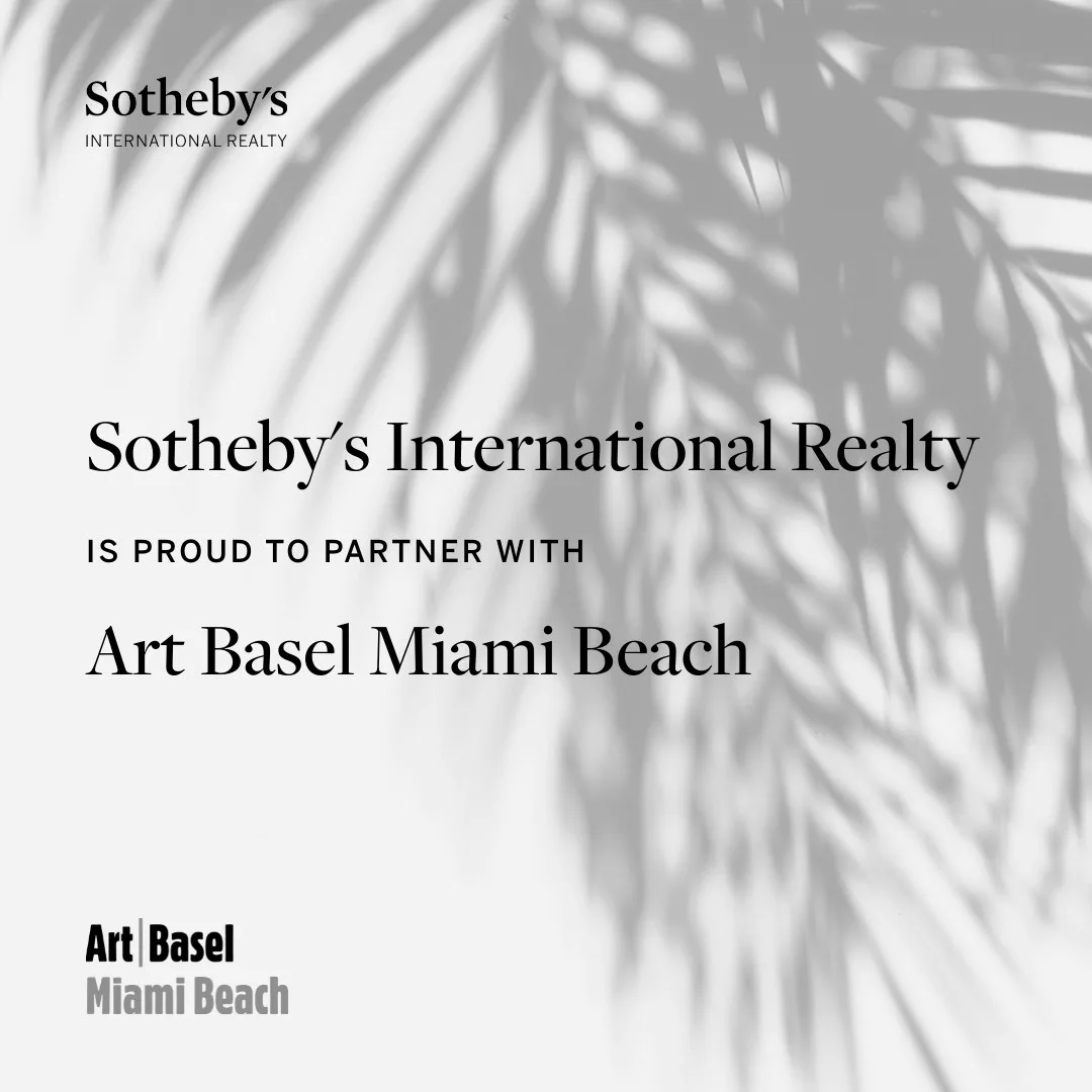 Sotheby's International Realty is Proud to Partner with ART BASEL MIAMI