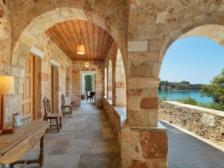 authentic estate mansion romantic villa : Patrick and Joan Leigh Fermor House Peloponnese