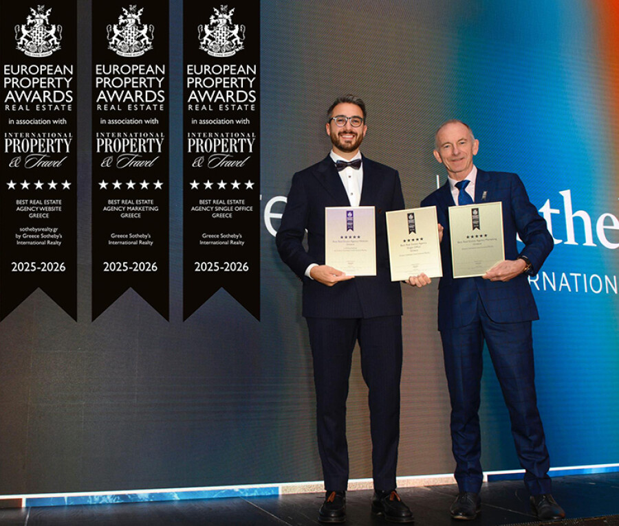 Triple Win for Greece Sotheby’s International Realty at the European Property Awards 2025–2026